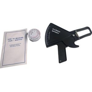 Evisen Sport Skinfold Body Fat Caliper Measuring Tool‎ + Body Tape Measure